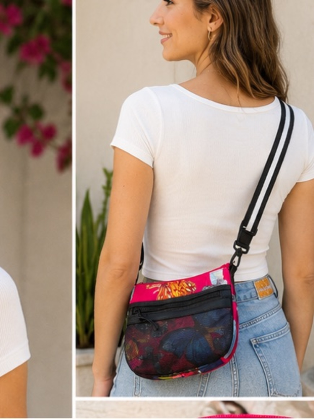 Spirit by KG&B Butterfly Floral Crossbody Bag - Picture 11 of 11